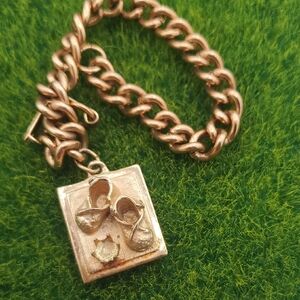 Baby Booty Vintage Collectible Heirloom Bracelet (Stone Missing) Customize B3301